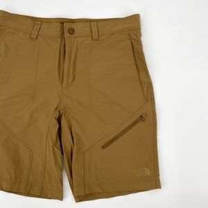 The North Face 32 camel tan mens casual outdoor shorts
